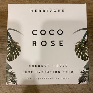 Brand New Herbivore Coco Rose Luxe Hydration Trio